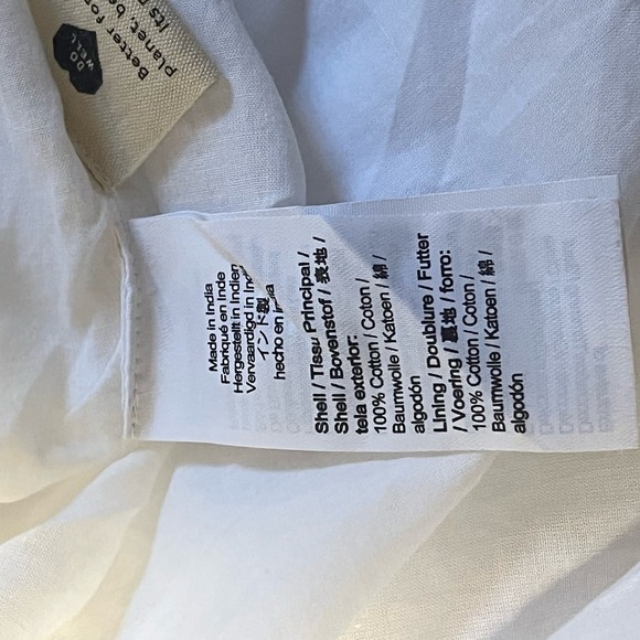 Madewell One-Shoulder Dress in Crisp White - Picture 14 of 15